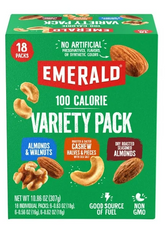 Emerald Nuts, 100 Calorie Variety Pack, 18 Count- 10.86 oz
