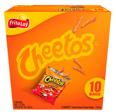 Cheetos Crunchy Cheese Flavored Snacks, 1 oz 10 Count - 10 oz