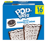 Pop-Tarts Frosted Cookies and Creme Toaster Pastries, 27 oz (16 Count)