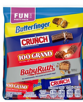 Butterfinger, Crunch, Baby Ruth And 100 Grand, Fun Size 32.6 Oz