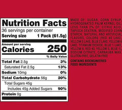 Caramelos gomosos originales Skittles, tamaño completo: 2.17 oz