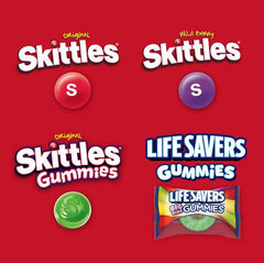 Skittles, Skittles Gummies & Life Savers Gummies Variety Pack, Party Size - 18.56 oz Bag