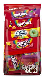 Skittles, Skittles Gummies & Life Savers Gummies Variety Pack, Party Size - 18.56 oz Bag