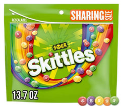 Caramelos de goma Skittles Sour, listos para llevar – 7 oz