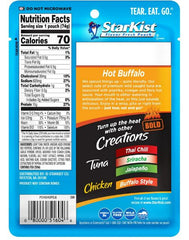 Creaciones de atún StarKist, estilo búfalo picante intenso – 2.6 oz