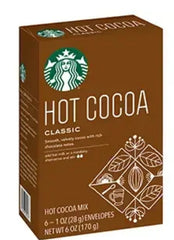 Starbucks Classic Hot Cocoa Mix, 6 Count Box (6 oz)