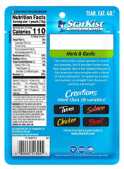 Creaciones de atún StarKist, hierbas y ajo – 2.6 oz