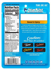 Creaciones de atún StarKist, dulce y picante – 2.6 oz