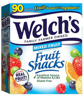 Welch’s Mixed Fruit Fruit Snacks, Value Pack 90 ct - 72.06 oz (4.5 lb)
