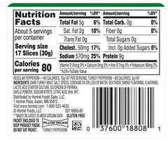 Pepperoni de pavo Hormel – 5 oz