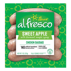 Al Fresco Sweet Apple Chicken Sausage 11 Oz