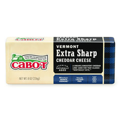 Cabot Creamery Extra Sharp Cheddar Cheese Block 8 oz