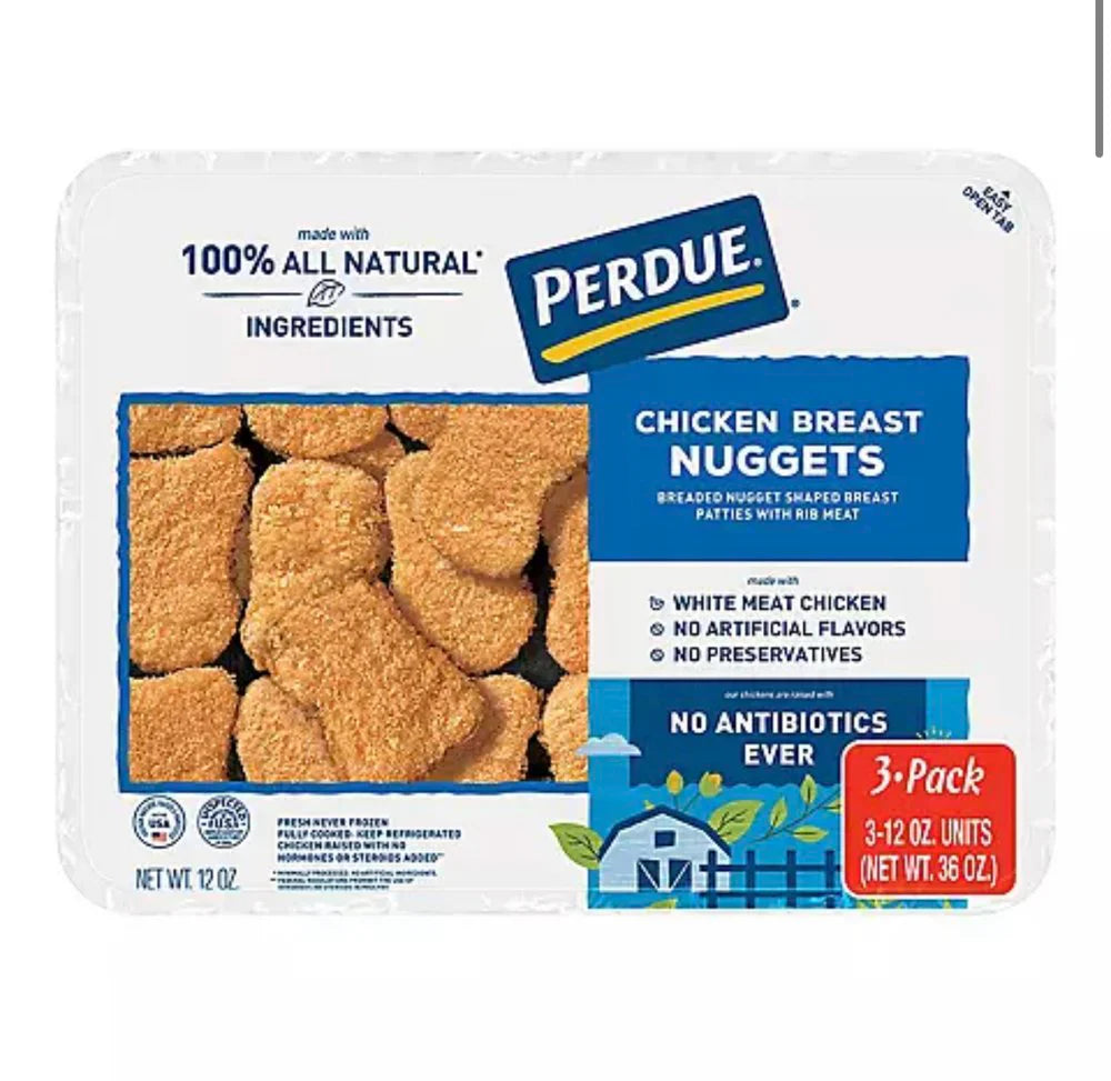 Perdue Breaded Chicken Breast Nuggets, 3 pk – 36 oz
