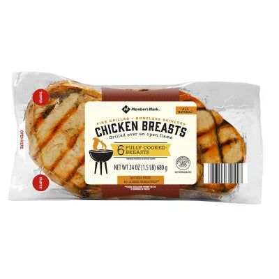 Member’s Mark Fire Grilled Chicken Breasts, Fresh (6 ct) – 24 oz