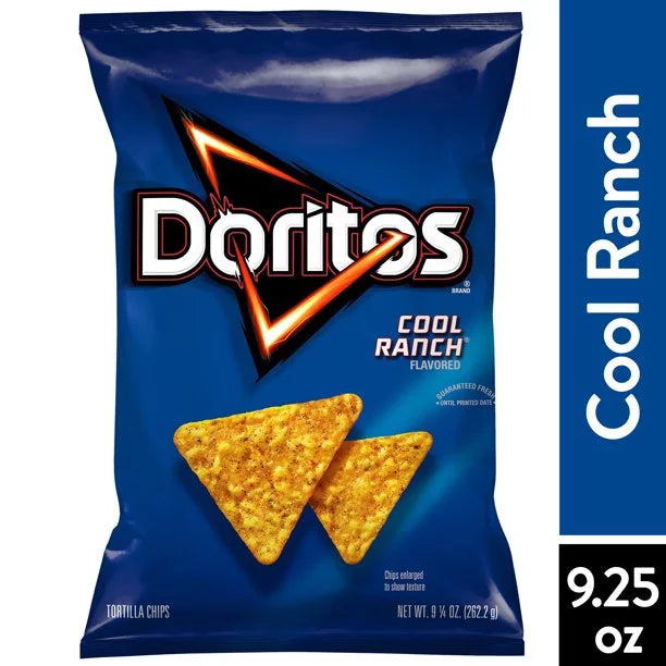 Doritos Cool Ranch Flavored Tortilla Chips – 9.25 oz
