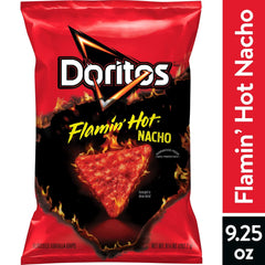 Doritos Flamin’ Hot Nacho Flavored Tortilla Chips – 9.25 oz