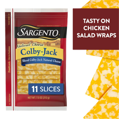 Sargento Sliced Colby-Jack Cheese – 8 oz