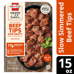 Hormel Square Table Slow Simmered Beef Tips – 15 oz