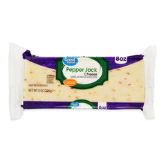 Great Value Pepper Jack Cheese – 8 oz