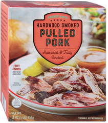 Hardwood Smoked Pulled Pork – 16 oz