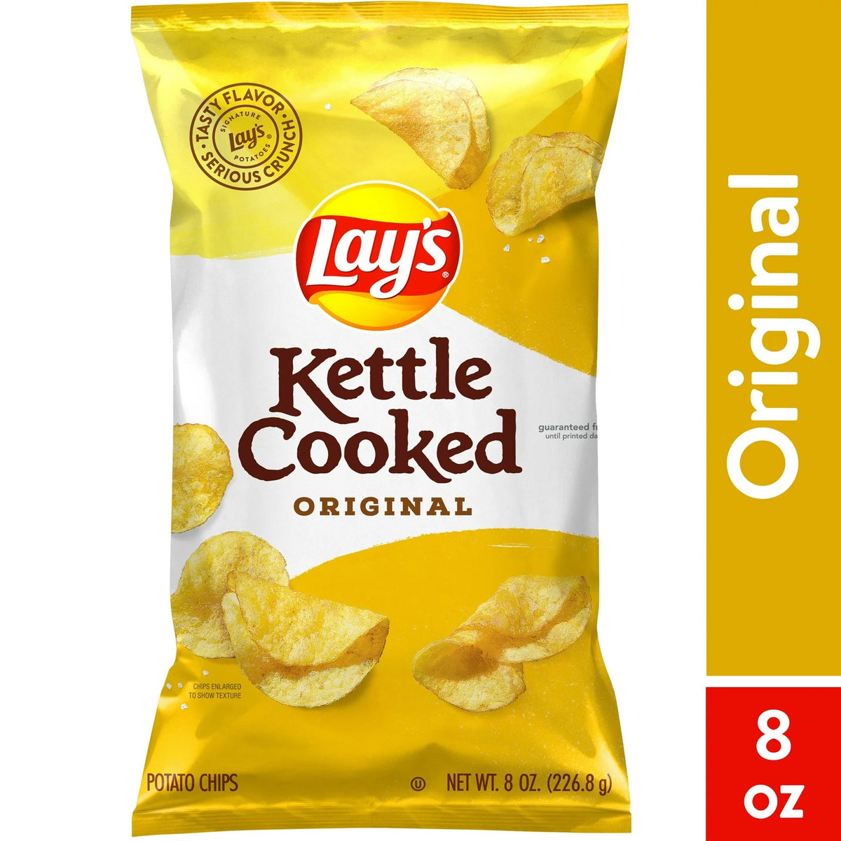 Lay’s Kettle Cooked Original Potato Chips – 8 oz