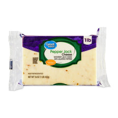 Great Value Pepper Jack Cheese – 16 oz