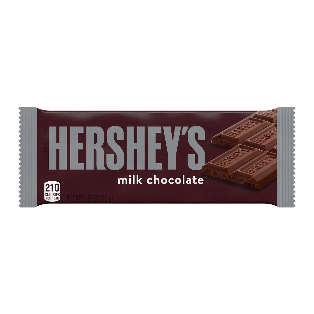 Hershey’s Milk Chocolate Full Size Candy Bar – 1.55 oz