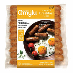 Amylu, Chicken Breakfast Sausage Links, 2.5 lb (40 oz)