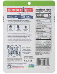 Bumble Bee Light Tuna in Water – 2.5 oz