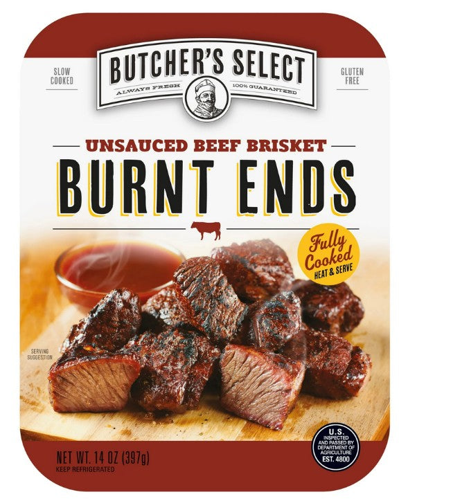 Butcher's Select 14 oz Burnt Ends Un-Sauced (14 oz)