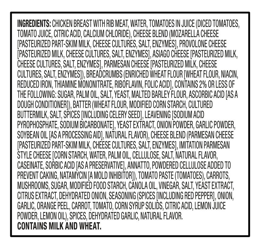Marketside Ready to Heat Chicken Parmesan - 15 oz