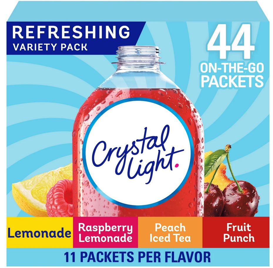 Crystal Light Refreshing Variety Pack, 44 ct.-  – 5.64 oz