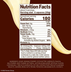 Ferrero Rocher Premium Chocolate Bar, White Chocolate Hazelnut – 3.1 oz