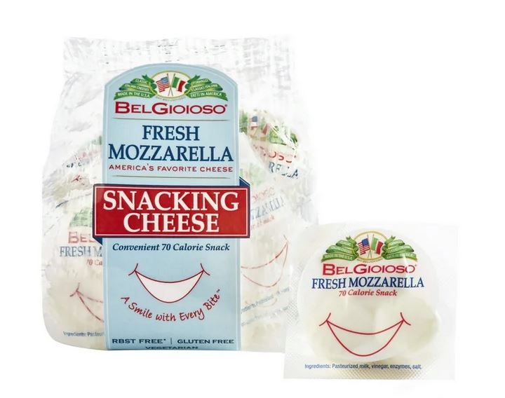 Queso mozzarella fresco para bocadillos BelGioioso - 1.25 lbs (20 oz)