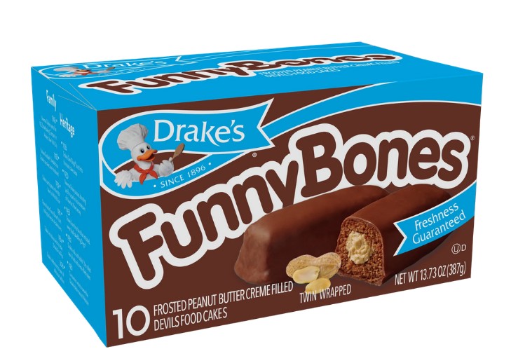 Drake's Funny Bones, 10 Count, 13.73 oz