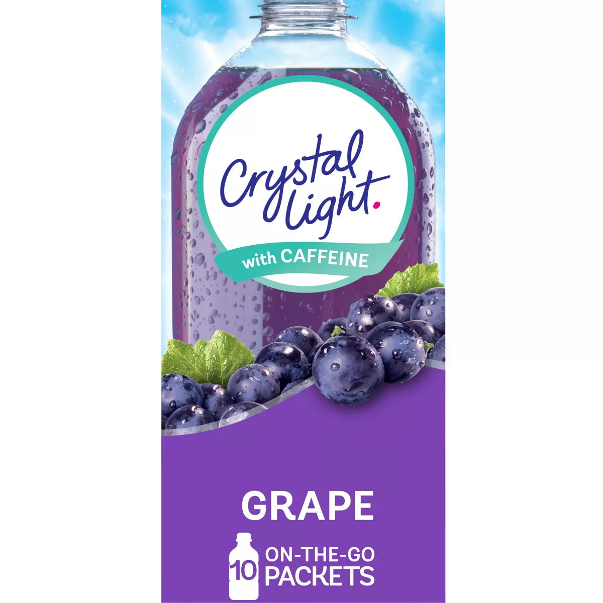 Crystal Light Grape Drink Mix, 10 ct – 1.4 oz