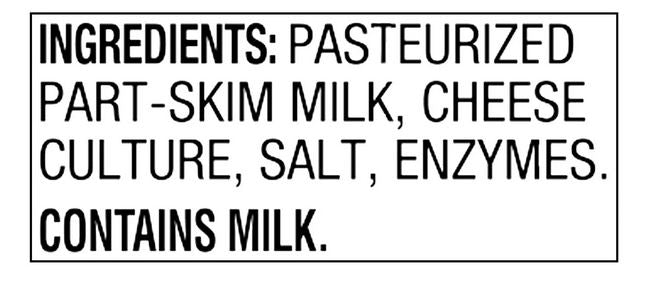 Great Value Mozzarella Cheese – 8 oz