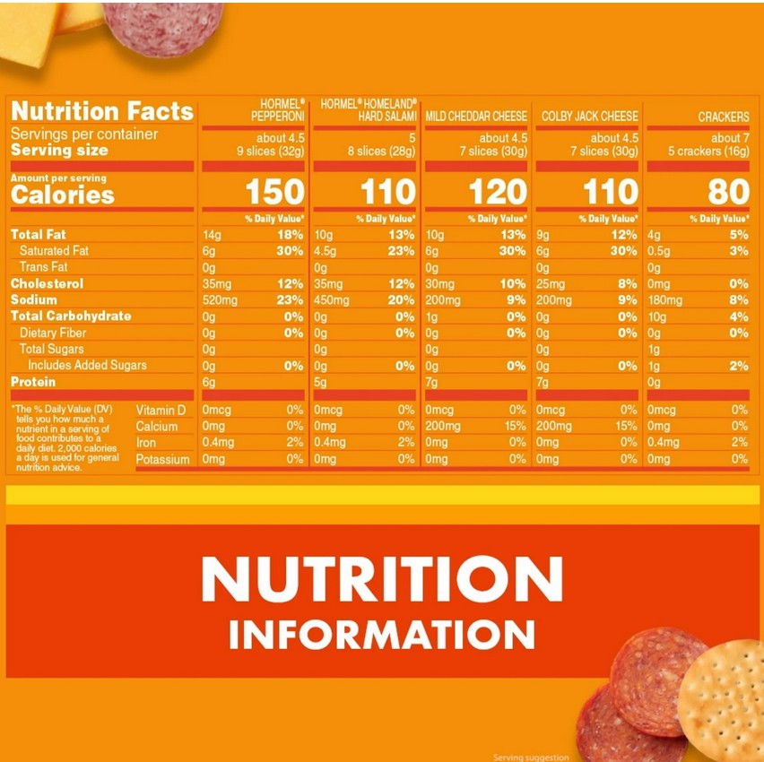 Hormel Gatherings - Hard Salami and Pepperoni with Cheese and Crackers- 28 oz