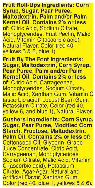 Fruit Roll-Ups, Fruit By The Foot, Gushers Snacks Variety Pack, 16 ct – 10.2 oz