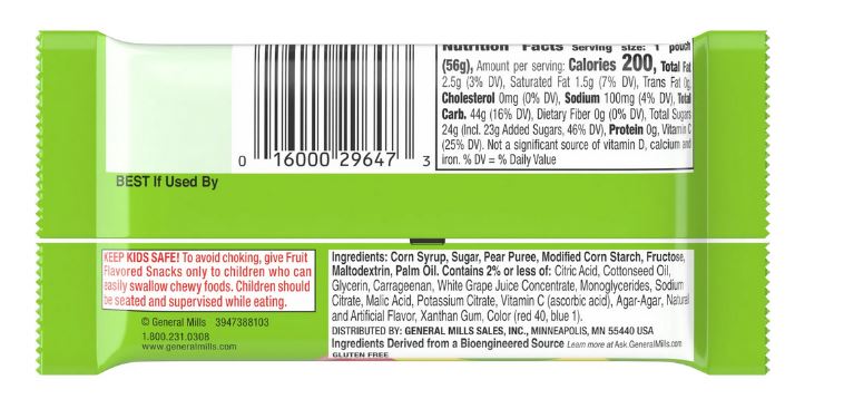 Gushers Super Sour Berry Fruit Flavored Snacks – 2 oz