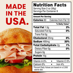 Hillshire Farm Ultra Thin Oven Roasted Turkey Breast Deli Lunch Meat, 16 oz