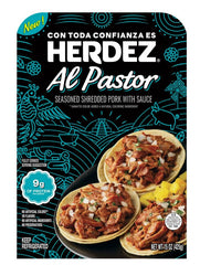 Herdez Al Pastor Slow Roasted Seasoned Shredded Pork,  15 oz
