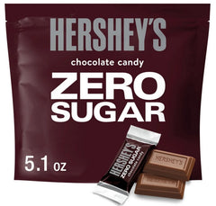 Hershey's Zero Sugar Chocolate Candy, Bag 5.1 oz