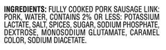 Jimmy Dean Fully Cooked Original Pork Sausage Links, 36 ct – 1.8 lbs (28.8 oz)