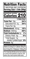 Johnsonville Beddar with Cheddar Smoked Sausage, 6 Links – 14 oz