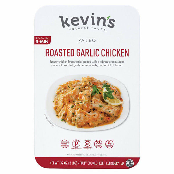 Kevin's Natural Foods Roasted Garlic Chicken, 32 oz