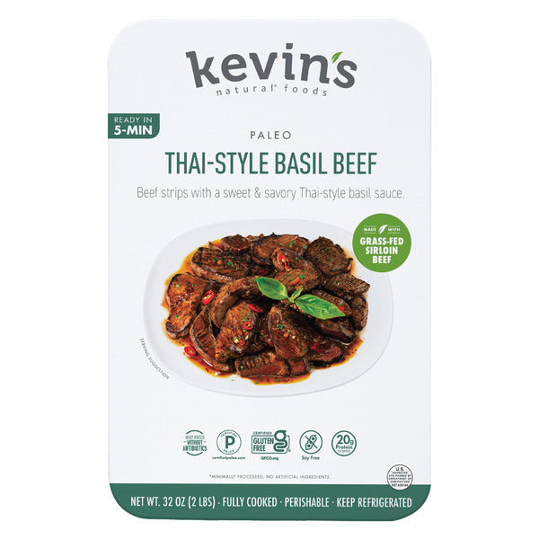 Kevin's Natural Foods Thai-Style Basil Beef, 32 oz