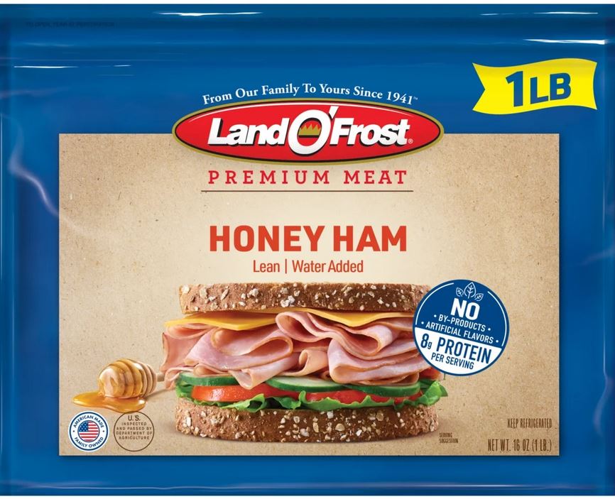 Land O' Frost Honey Ham– 1 lb (16 oz)