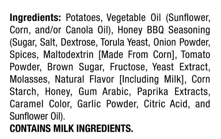 Lay’s Honey Barbecue Potato Chips – 7.75 oz