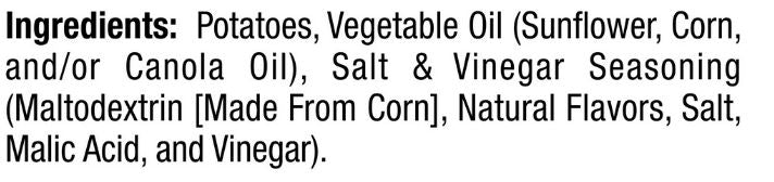 Lay’s Potato Chips, Salt & Vinegar Flavor – 7.75 oz